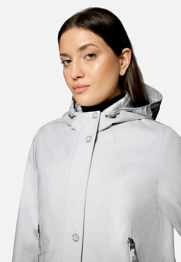 Outdoorjacke mit Kapuze / Detailbild