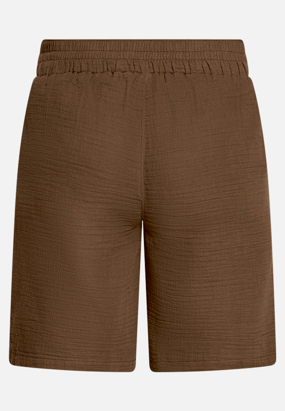 Musselin-Shorts mit elastischem Bund  / Rückseite