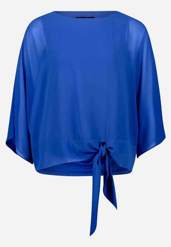 Chiffonbluse unifarben / Vorderseite