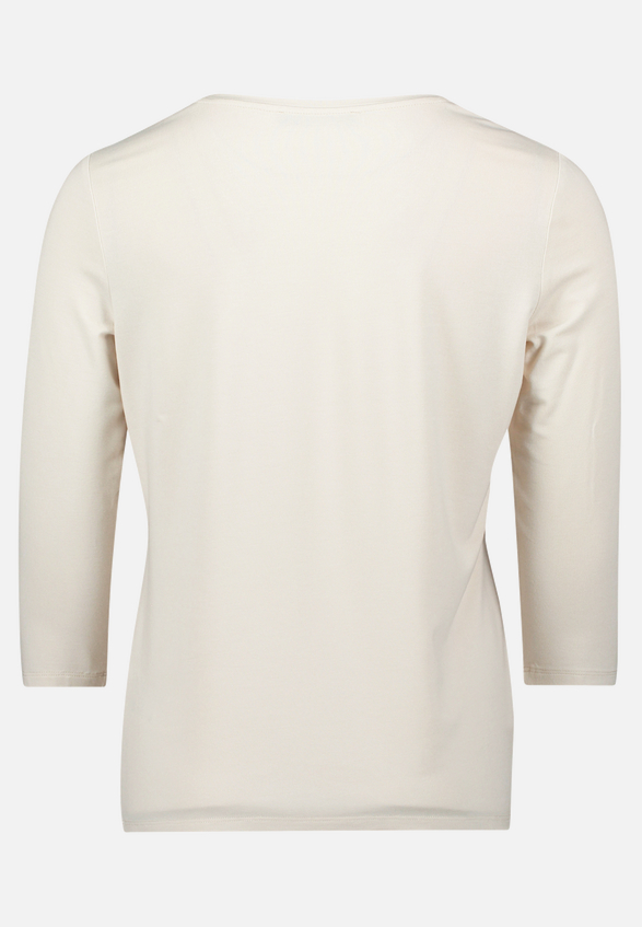 Basic Shirt mit Placement / Rückseite