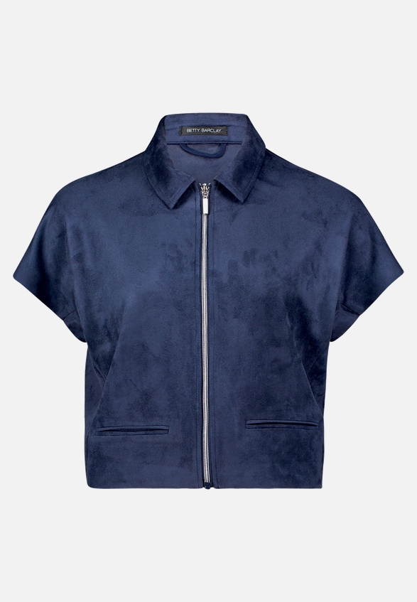 Blazer-Jacke mit Reißverschluss / Vorderseite