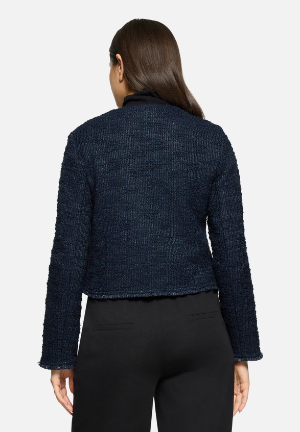 Blazer-Jacke langarm / Modellfoto Rückseite