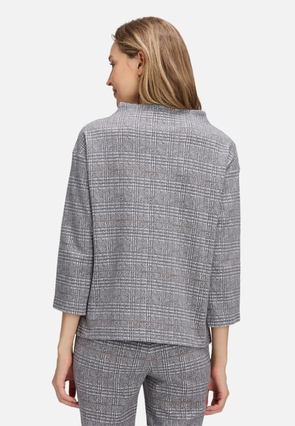 Sweatshirt mit Kragen / Detailbild