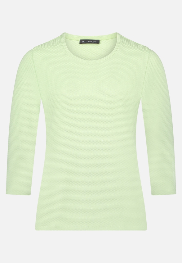 Basic Shirt mit Struktur / Vorderseite