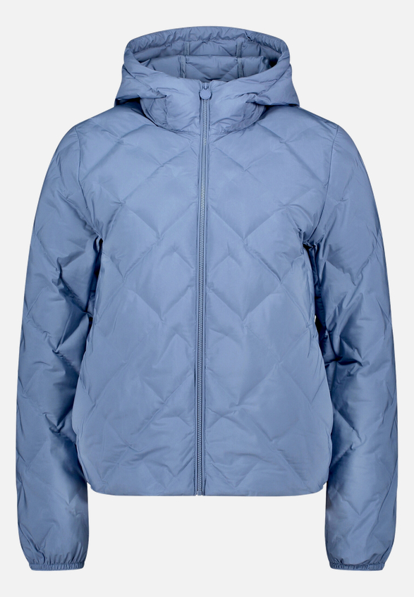 Leichte Steppjacke  mit Kapuze  / Vorderseite