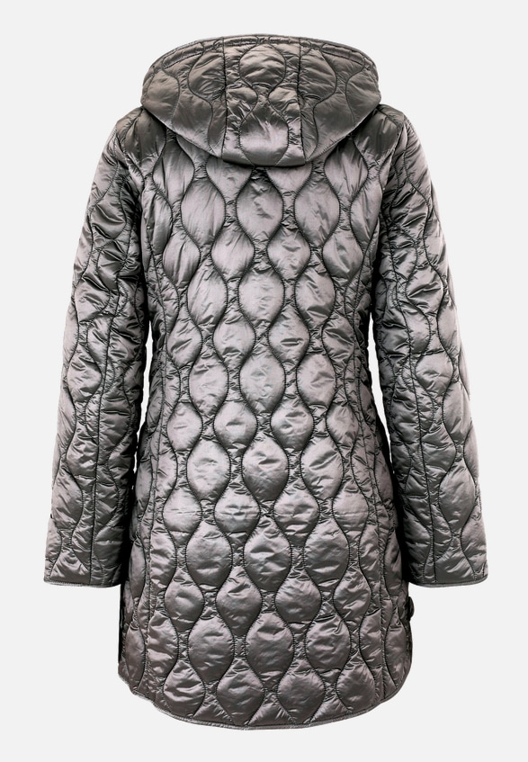 Outdoorjacke mit abnehmbarer Kapuze / Rückseite