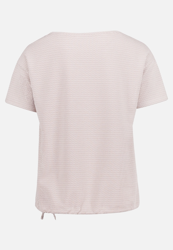 T-Shirt  strukturiert mit Bindedetail  / Rückseite