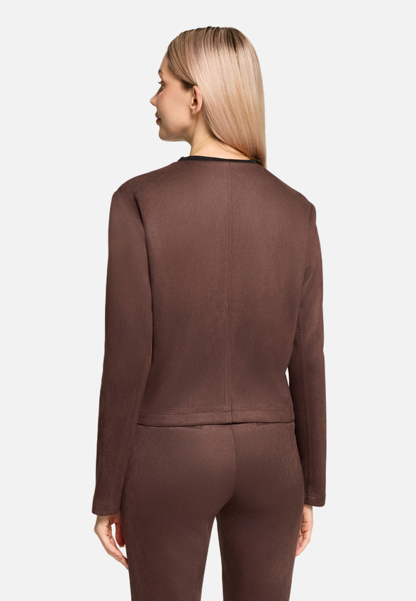 Blazer-Jacke mit aufgesetzten Taschen / Modellfoto Rückseite
