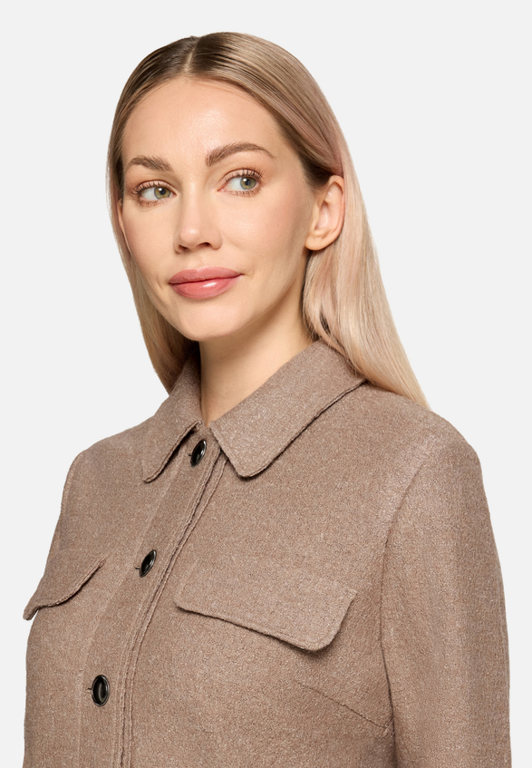 Blazer-Jacke mit aufgesetzten Taschen / Detailbild