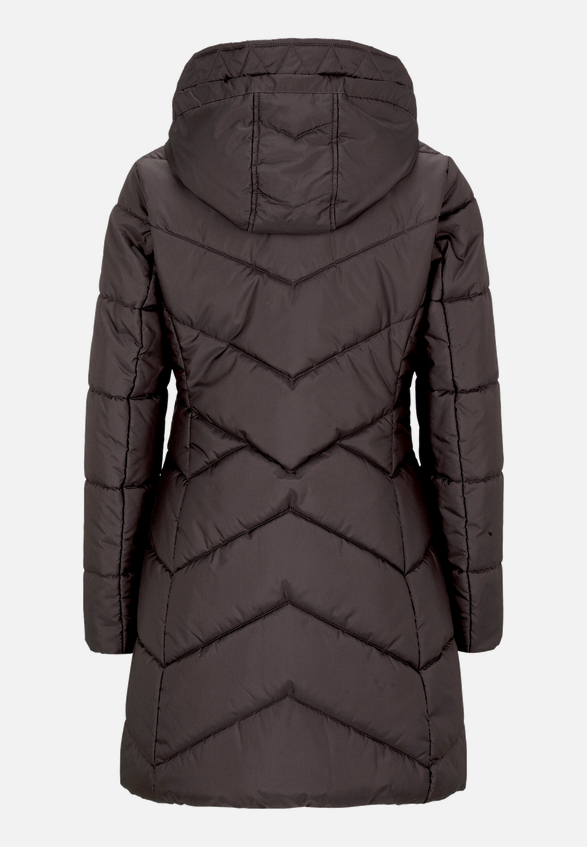 Outdoorjacke mit abnehmbarer Kapuze / Rückseite