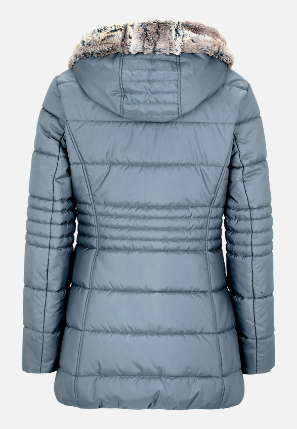 Outdoorjacke mit abnehmbarer Kapuze / Rückseite