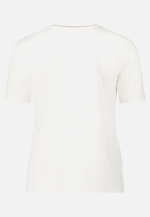 Basic Shirt mit Placement / Rückseite