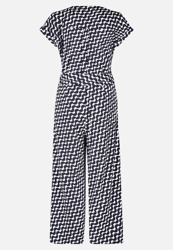 Jumpsuit mit Eingrifftaschen / Rückseite