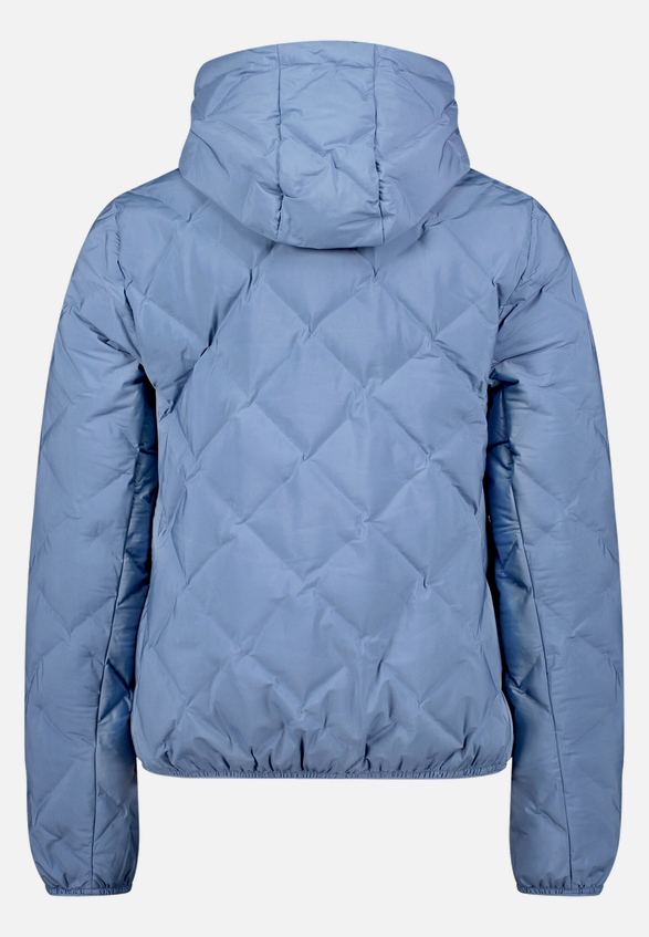 Leichte Steppjacke  mit Kapuze  / Rückseite