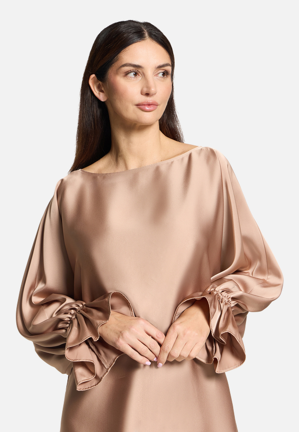 Midikleid langarm / Detailbild