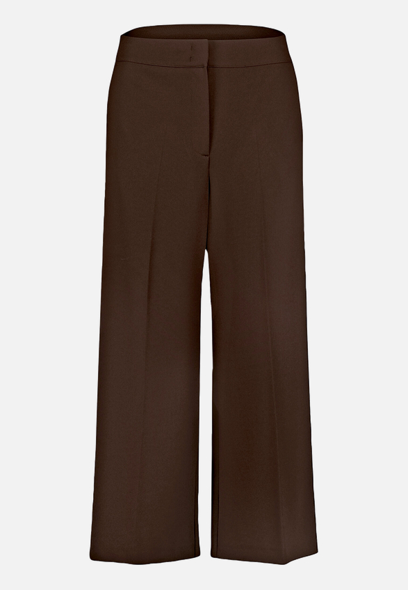 Culotte  mit Bügelfalte und elastischem Bund / Vorderseite