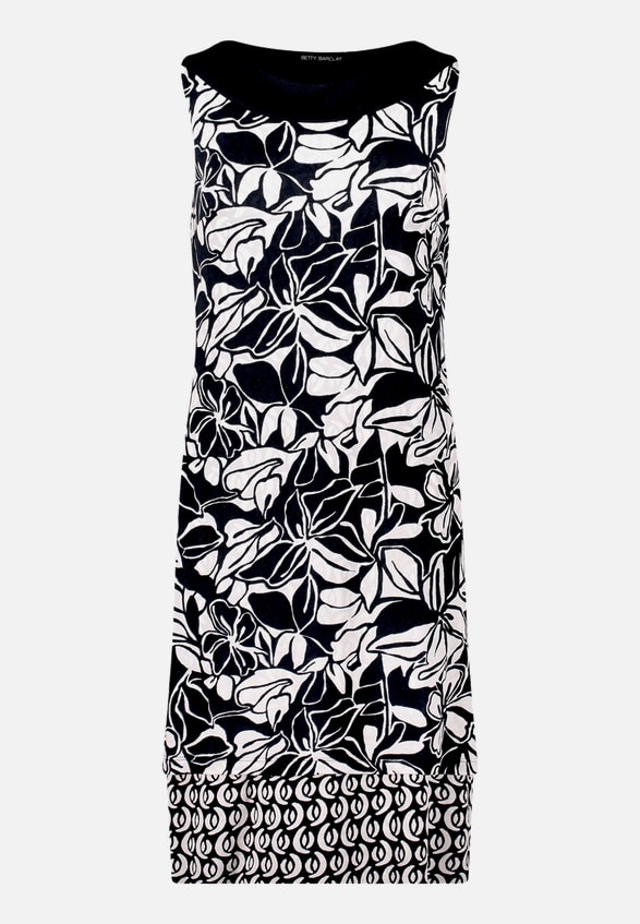 Wendekleid Mini mit U-Boot-Ausschnitt / Vorderseite