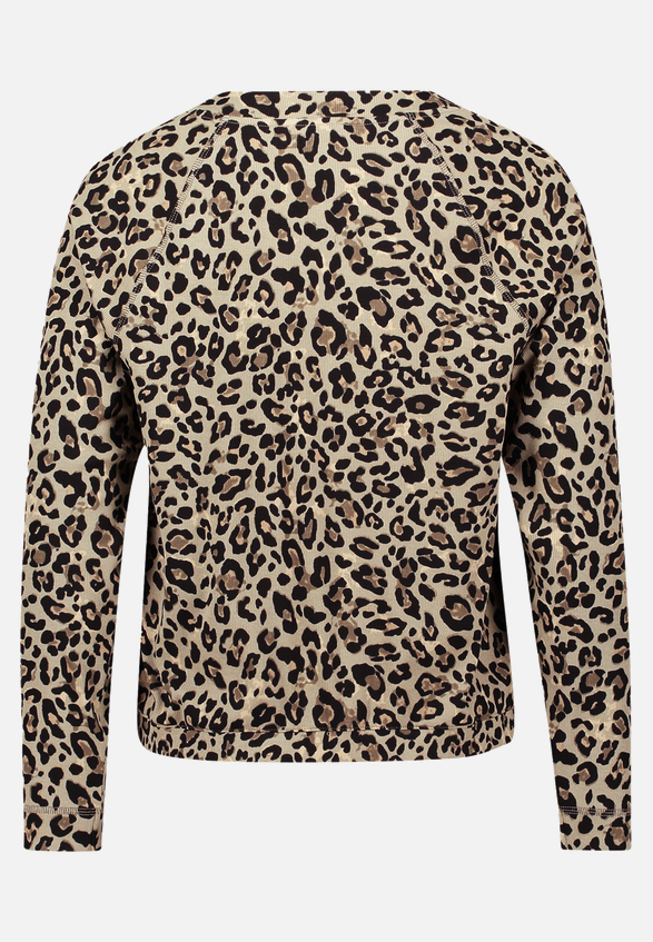 Shirtjacke mit Rippenstruktur / Rückseite