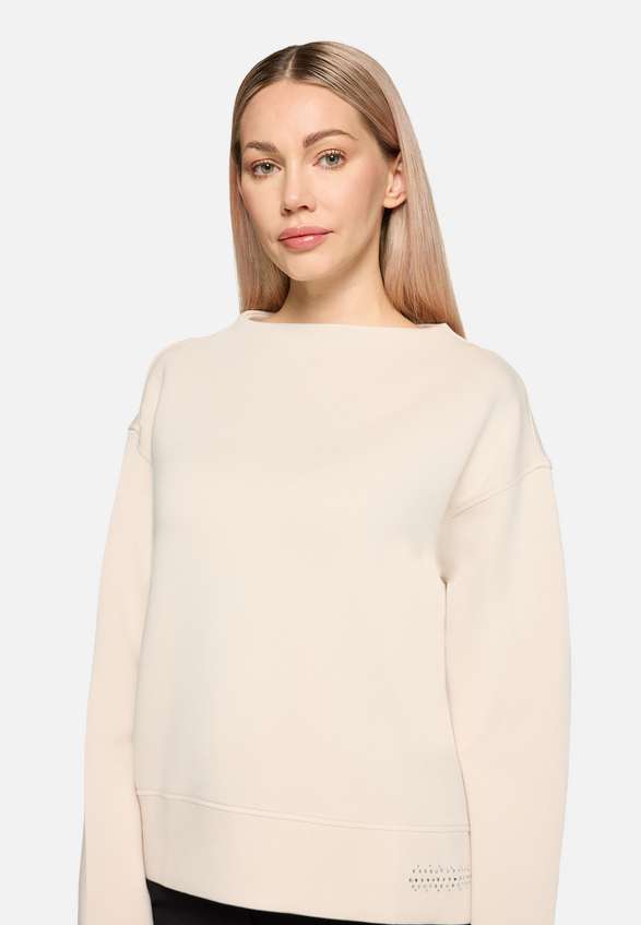 Sweatshirt mit Stehkragen / Detailbild