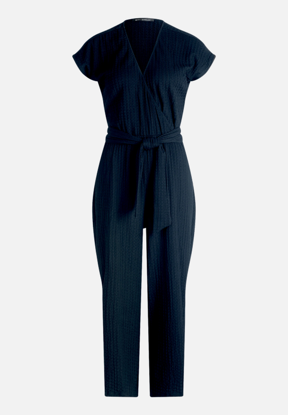 Jumpsuit mit Bindegürtel / Vorderseite