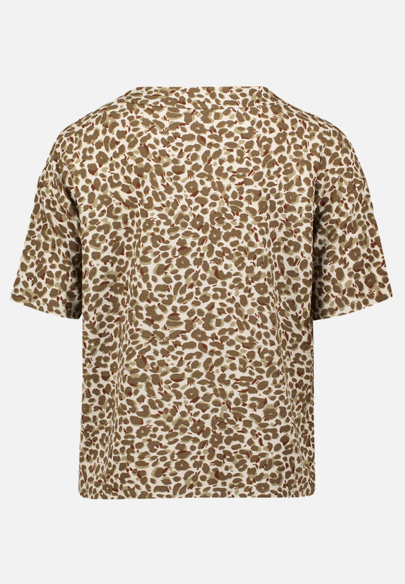 Sweatshirt mit Rippenstruktur / Rückseite