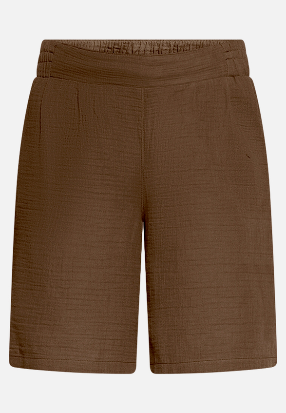 Musselin-Shorts mit elastischem Bund  / Vorderseite