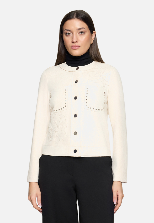 Blazer-Jacke mit Knöpfen / Modellfoto Vorderseite