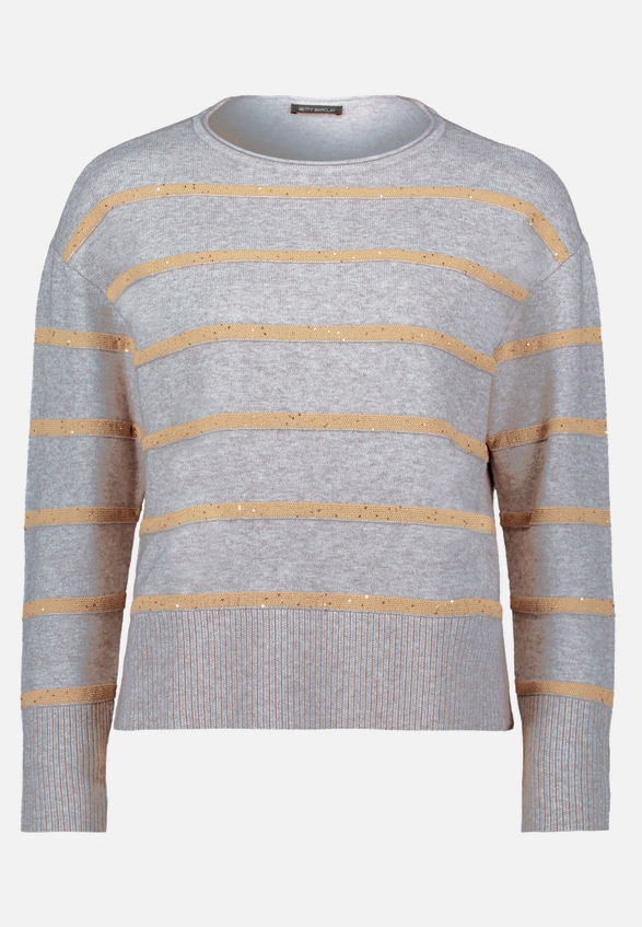 Strickpullover mit Pailletten / Vorderseite