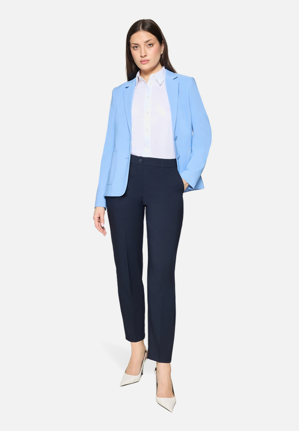 Blazer-Jacke langarm / Modellfoto Vorderseite (Outfit)