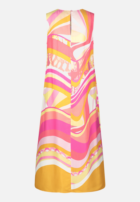 Sommerkleid mit Rundhalsausschnitt / Rückseite