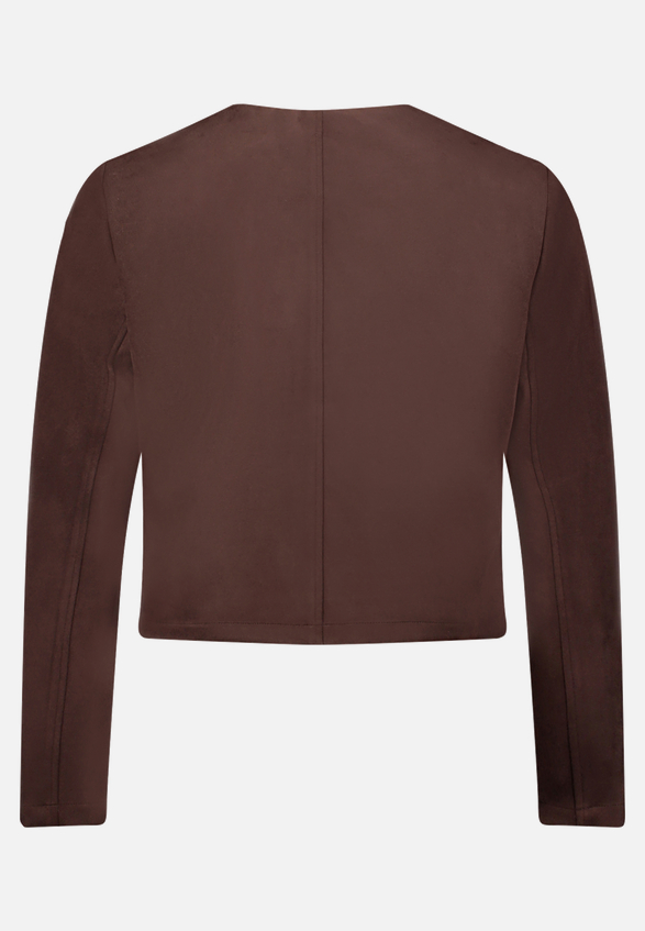 Blazer-Jacke mit aufgesetzten Taschen / Rückseite