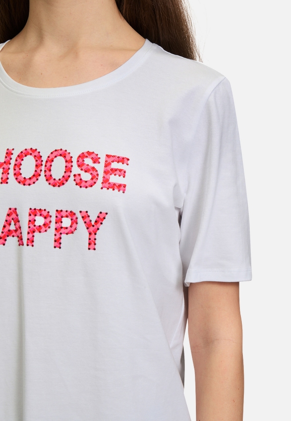 Basic Shirt mit Aufdruck / Detailbild