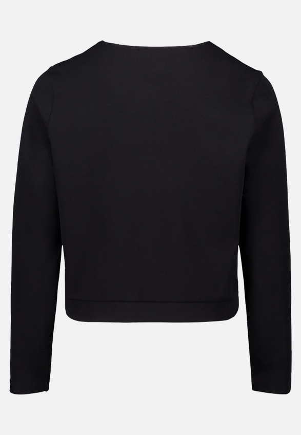 Shirtjacke mit Rundhalsausschnitt / Rückseite