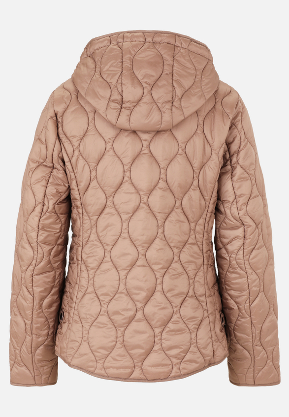 Outdoorjacke mit abnehmbarer Kapuze / Rückseite