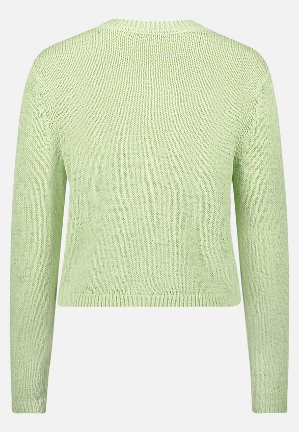 Strick-Cardigan mit aufgesetzten Taschen / Rückseite