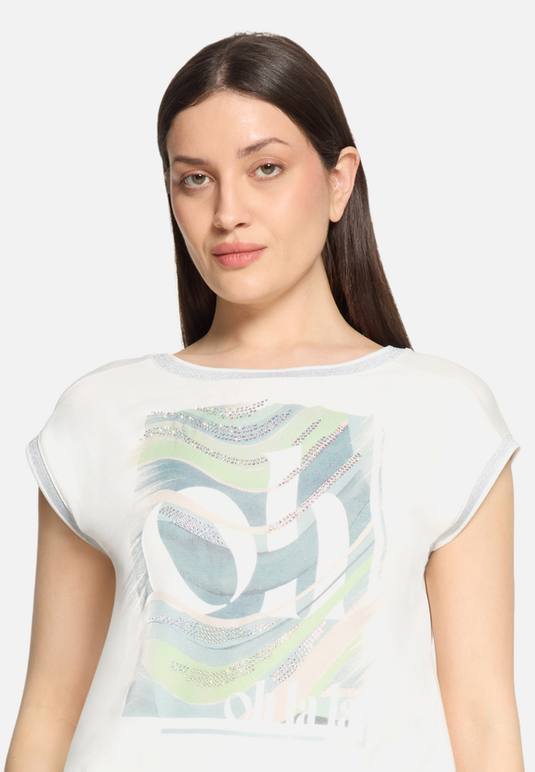 Blusenshirt mit Aufdruck / Detailbild