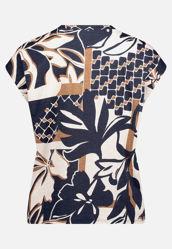 Print-T-Shirt mit Pailletten / Rückseite