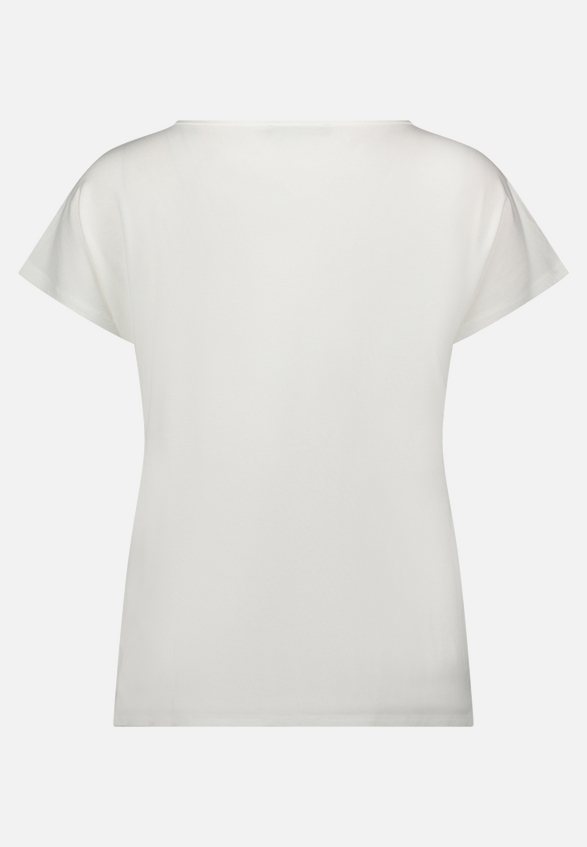 Basic Shirt mit U-Boot-Ausschnitt / Rückseite