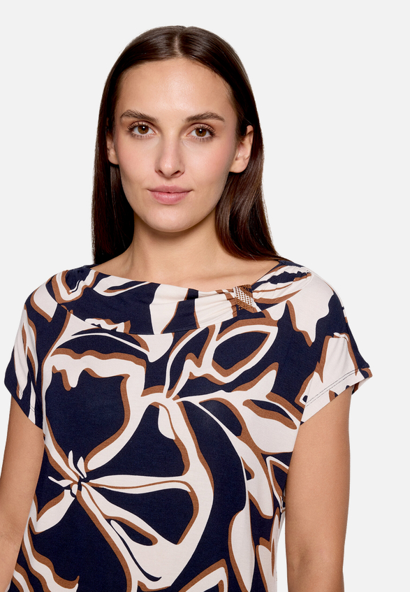 Print-T-Shirt mit Rundhalsausschnitt  / Detailbild