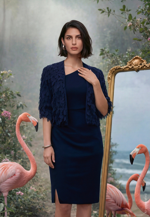 Cocktailkleid ohne Arm / Imagebild