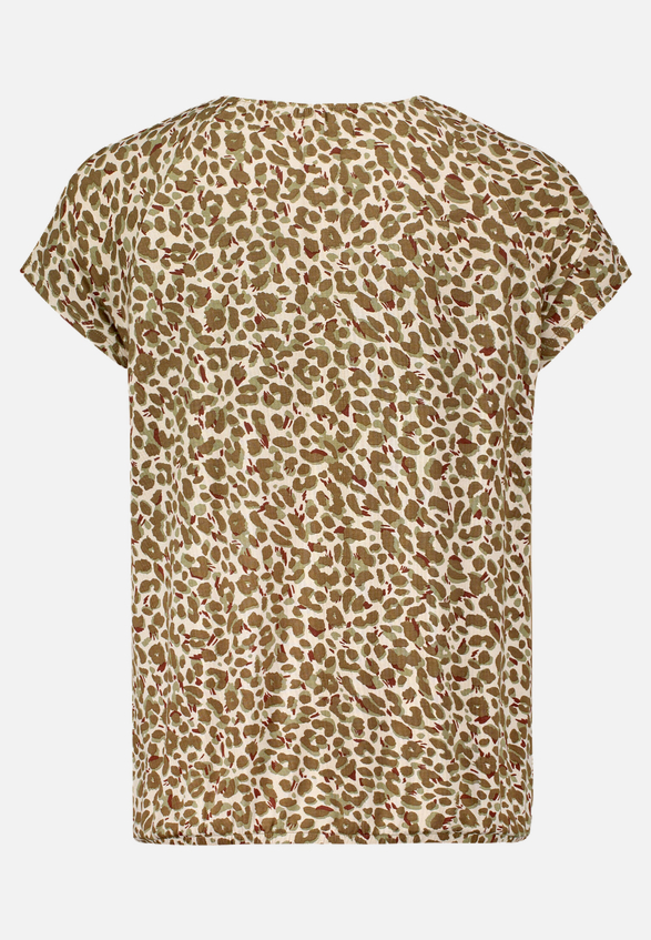 Printshirt mit Gummizug / Rückseite
