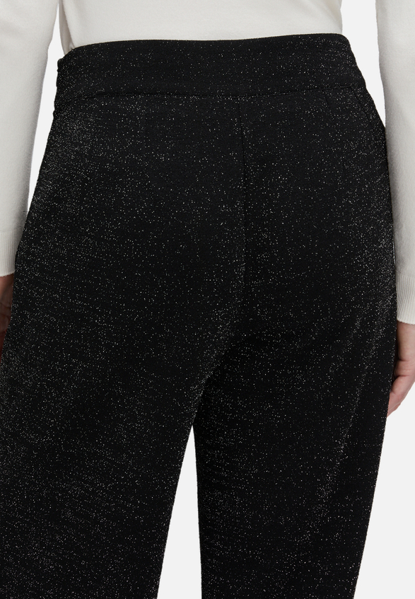 Marlene-Hose im Glitzer-Look / Detailbild