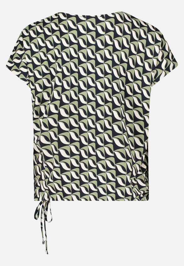 Printshirt mit V-Ausschnitt / Rückseite