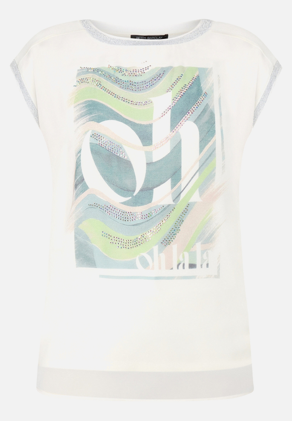 Blusenshirt mit Aufdruck / Vorderseite