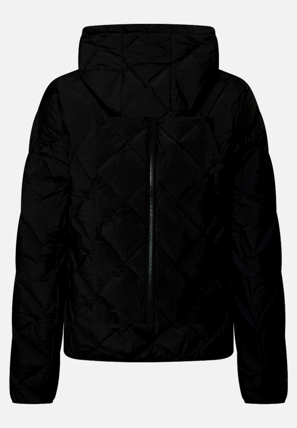 Leichte Steppjacke  mit Kapuze  / Rückseite