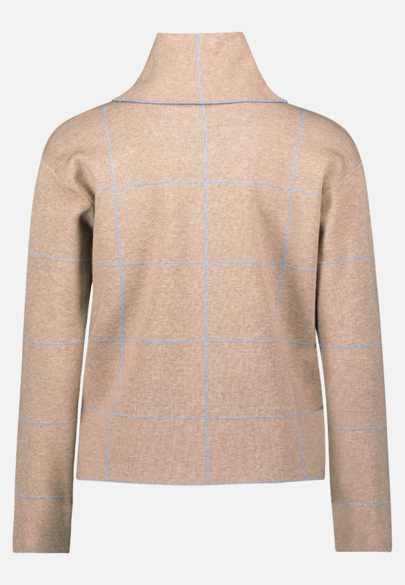 Strickpullover mit Lurexfaden / Rückseite