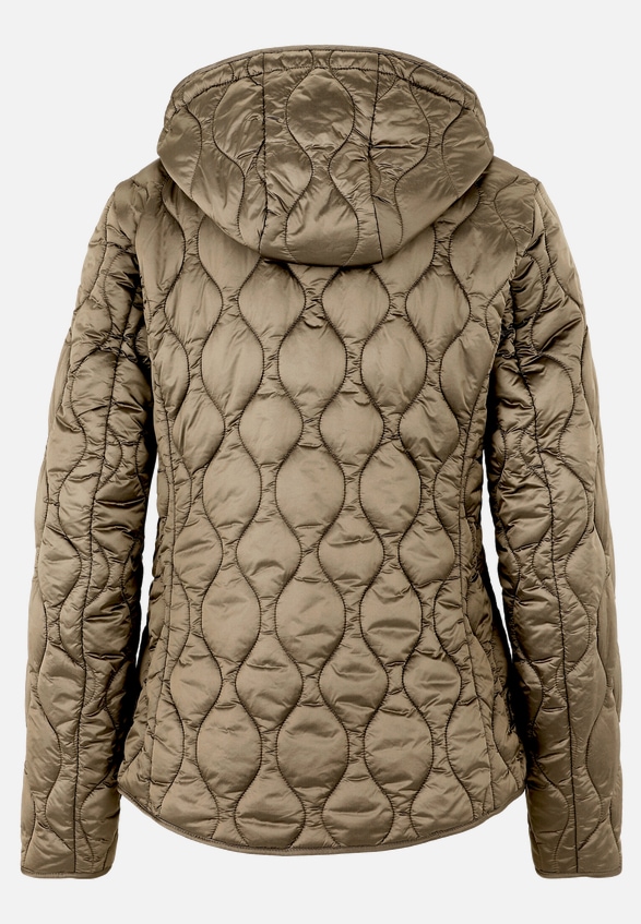 Outdoorjacke mit abnehmbarer Kapuze / Rückseite