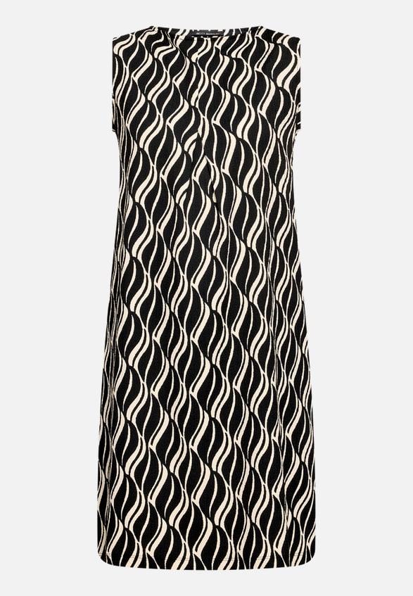 Midikleid  mit grafischem Muster  / Vorderseite