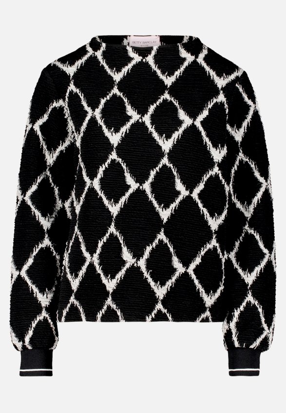 Sweatshirt mit Rippbündchen / Vorderseite
