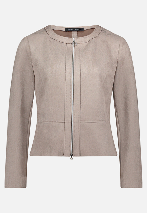 Taillierter  Blazer mit Reißverschluss  / Vorderseite